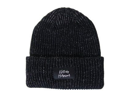 Čepice KENTUCKY Beanie glitter black vel. ONE SIZE