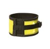 KERBL Pásek reflexní na nohy reflexní černo-žlutý, vel. L