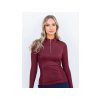 Tričko EQUESTRIAN STOCKHOLM Essential Mesh Top New Maroon, vel. M