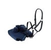 Set odpocovací deky, ohlávky a bandáží modrý RIDING WORLD, 125 cm