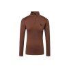 COVALLIERO Tričko funkční dámské 2023 - hnědé, vel. XL