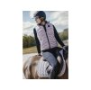 Jezdecká vesta EQUITHEME Lilia, černá/růžová, XL