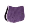 Podsedlová dečka KENTUCKY Contrast Velvet - fialová royal, VS/FULL