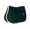 Podsedlová dečka KENTUCKY Contrast Velvet - zelená/pine green, VS/FULL