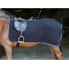 Bederní deka RIDING WORLD fleece - černá, 140 cm