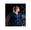 Bunda EQUESTRIAN STOCKHOLM Fleece Navy Silver  vel. M