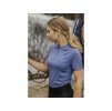 Jezdecké tričko EQUITHEME Polo Alba JTM, violet, vel. M