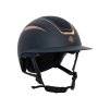 IMPERIAL RIDING Helma jezdecká IRHOlania Deluxe big visor, navy/rosegold, vel. S