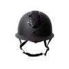 HORZE Helma jezdecká Celeste, vel. 55/57 černá s kamínky