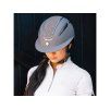 IMPERIAL RIDING Helma jezdecká IRHOlania Deluxe big visor šedá vel. S