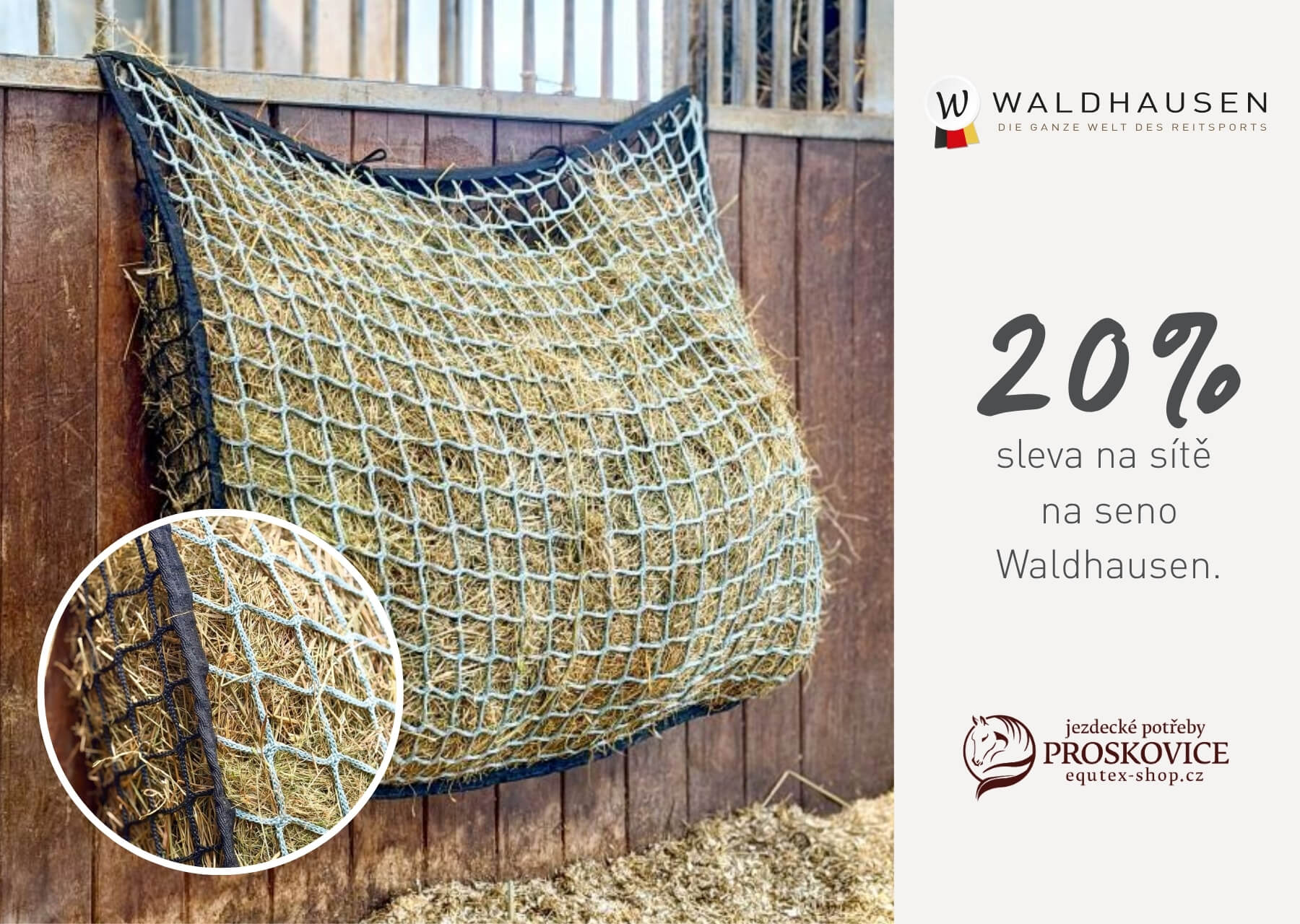 Waldhausen akce sítě na seno