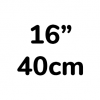 16"/40 cm