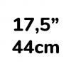 17,5"/44 cm