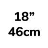 18"/46 cm