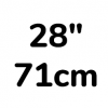 28"/71 cm