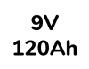 9 V / 120 Ah