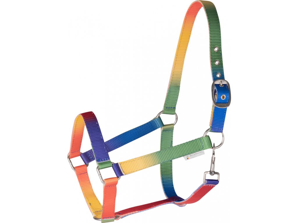 Ohlávka Waldhausen, neon multicolor, pony a shetty (Velikost PONY, Barva neon multicolor)