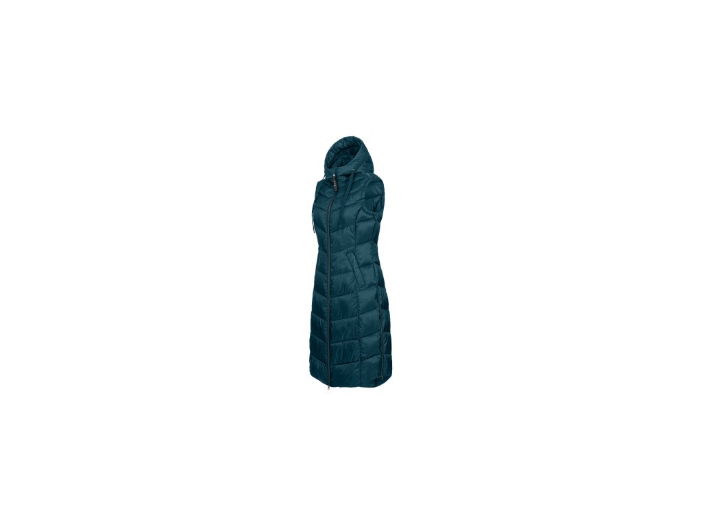 Dlouhá zateplená vesta Light Ostende (Velikost L, Barva black)