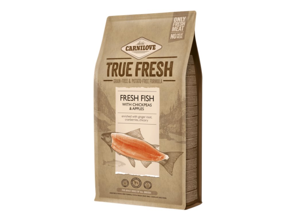Carnilove True Fresh - Fresh Fish with Chickpeas and Apples 4 kg