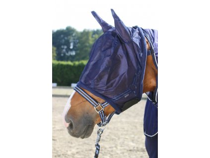 Maska proti hmyzu PONY tm. modrá  (Barva Tmavě modrá, Velikost PONY)