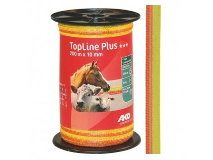 11044 polyetylenova paska pro elektricke ohradniky topline plus 10 mm 200 m