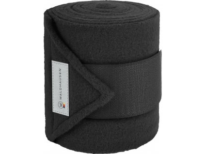 Esperia Fleece bandáže, sada 4 ks, Pony (Velikost PONY, Barva black)