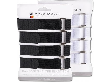 Pásky na bandáže Waldhausen, sada 4 ks (Barva black)