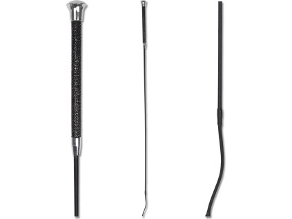 Diamantový drezurní bič (Velikost 110 cm, Barva black)