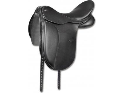 Drezurní sedlo Comfort Waldhausen, kožené (Velikost 17,5"/44 cm, Barva black)
