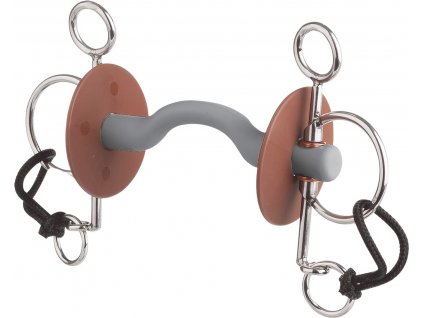 Udidlo nelomené Pelham Tongue 18mm BERIS, měkké (Velikost 120 mm, Barva soft)