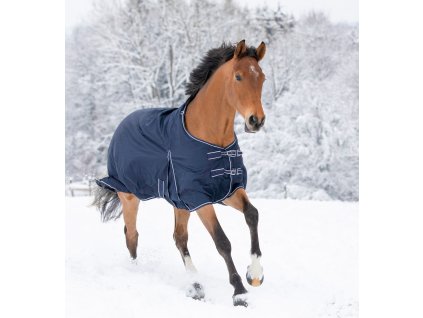 Deka výběhová Economic Waldhausen, s fleecem (Velikost 95 cm, Barva night blue)