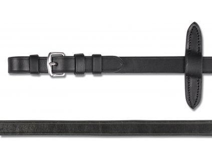 Otěže kožené pro uzdu Waldhausen X-Line (Barva black)