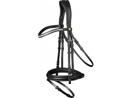 Klasická uzdečka Waldhausen S-Line (Velikost COB, Barva black)