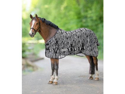Síťovaná deka Zebra (Velikost 75 cm, Barva black/white)