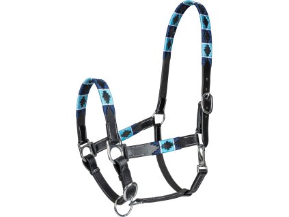 Polo kožená ohlávka (Velikost PONY, Barva black)