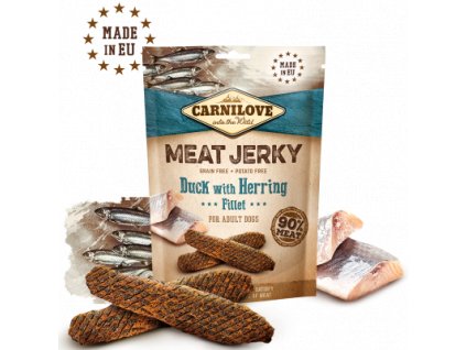 Carnilove Meat Jerky Duck with Herring Fillet