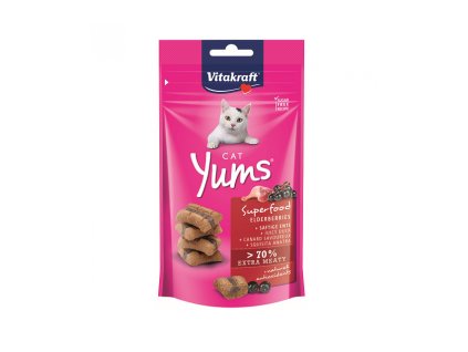 Pochoutka Vitakraft Cat Yums kachna a bezinka