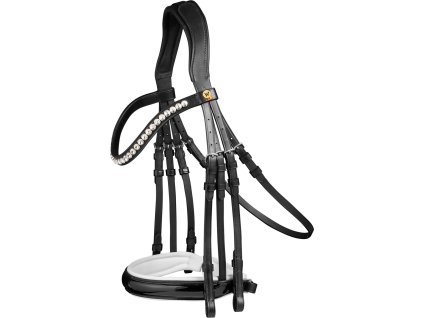 Drezurní uzda Waldhausen Timeless S-Line (Velikost COB, Barva black)