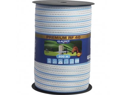 Polyetylenová páska pro elektrické ohradníky PREMIUM RF 40 mm