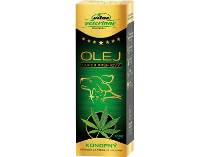 VVET Olej Konopi krabicka 1000 ml