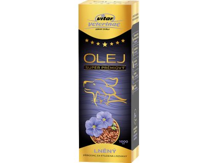 VVET Olej Len krabicka 1000 ml