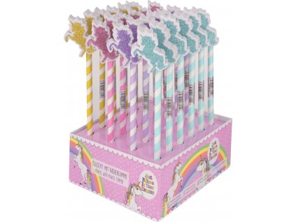 Tužka s gumou unicorn