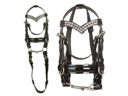 Přívěsek na klíče -Mini lakovaná uzdečka