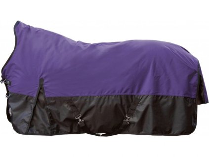 Výběhová deka vysoký krk -Milwaukee- 1200D, 100g plum/black