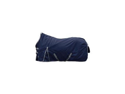 Výběhová deka highneck -Winnipeg- 1200D, 200g deep blue/light grey