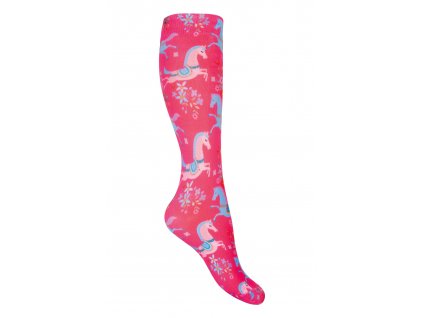 Jezdecké podkolenky -Pony Dream- pink HKM