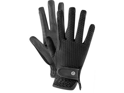 Jezdecké rukavice Nantes Waldhausen (Velikost L, Barva black)