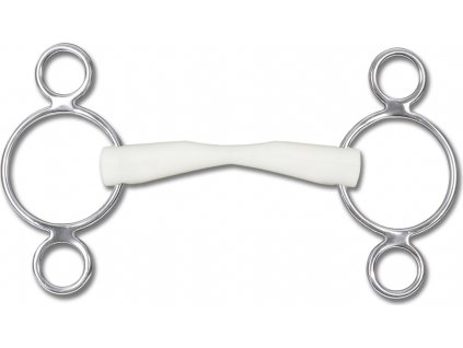 Udidlo sněhulák Happy Mouth 3 kroužkový (Velikost 12,5 cm)