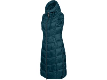 Dlouhá zateplená vesta Light Ostende (Velikost L, Barva black)