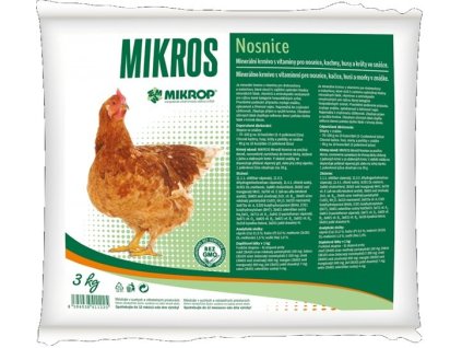 Mikros Nosnice s vitamíny 3kg